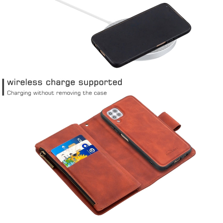 Skin Feel Detachable Magnetic Zipper Horizontal Flip PU Leather Case with Holder & Card Slots & Wallet & Photo Frame & Lanyard, For Huawei P40 Lite, For Huawei P40 Pro, For Huawei P Smart Z, For Huawei P Smart (2019), For Huawei Y5 (2019)              ...