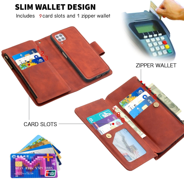 Skin Feel Detachable Magnetic Zipper Horizontal Flip PU Leather Case with Holder & Card Slots & Wallet & Photo Frame & Lanyard, For Huawei P40 Lite, For Huawei P40 Pro, For Huawei P Smart Z, For Huawei P Smart (2019), For Huawei Y5 (2019)              ...