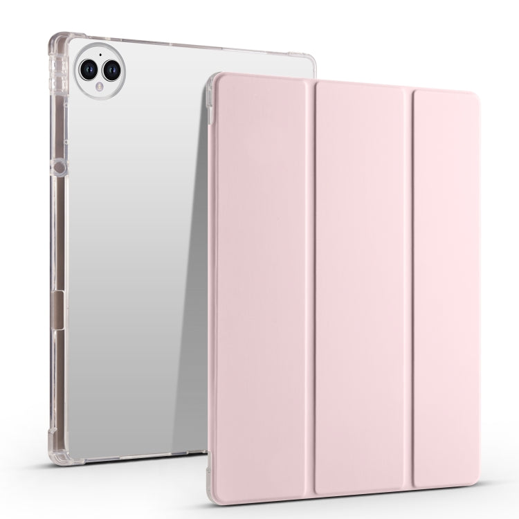 3-folding Transparent TPU Smart Leather Tablet Case, For Huawei MatePad 11.5S, For Huawei MatePad Pro 13.2 2023, For Huawei MatePad 11.5 2023