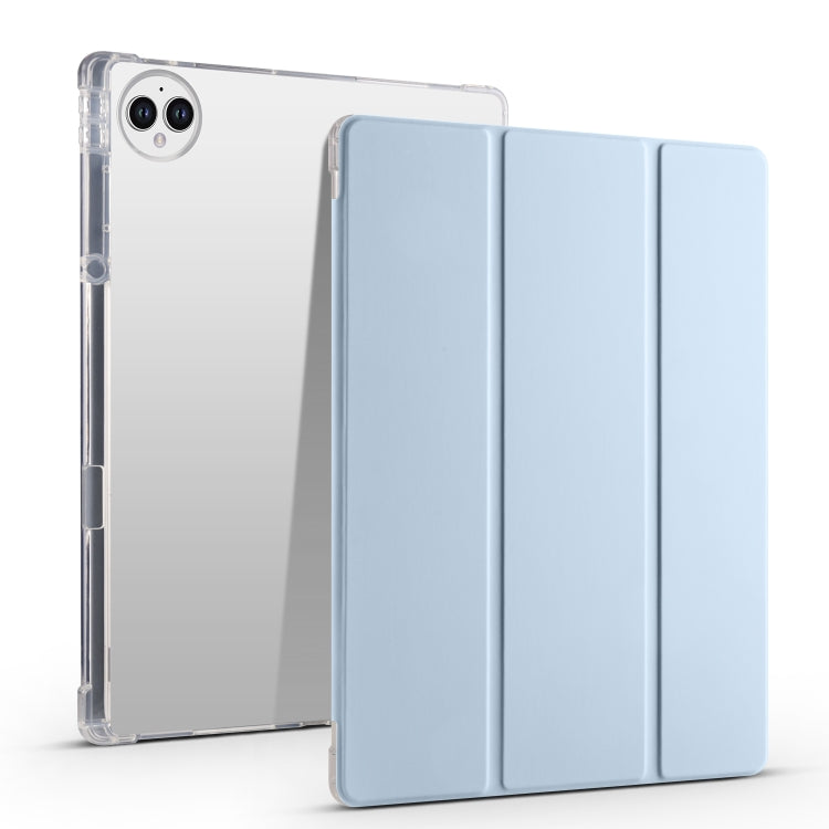 3-folding Transparent TPU Smart Leather Tablet Case, For Huawei MatePad 11.5S, For Huawei MatePad Pro 13.2 2023, For Huawei MatePad 11.5 2023