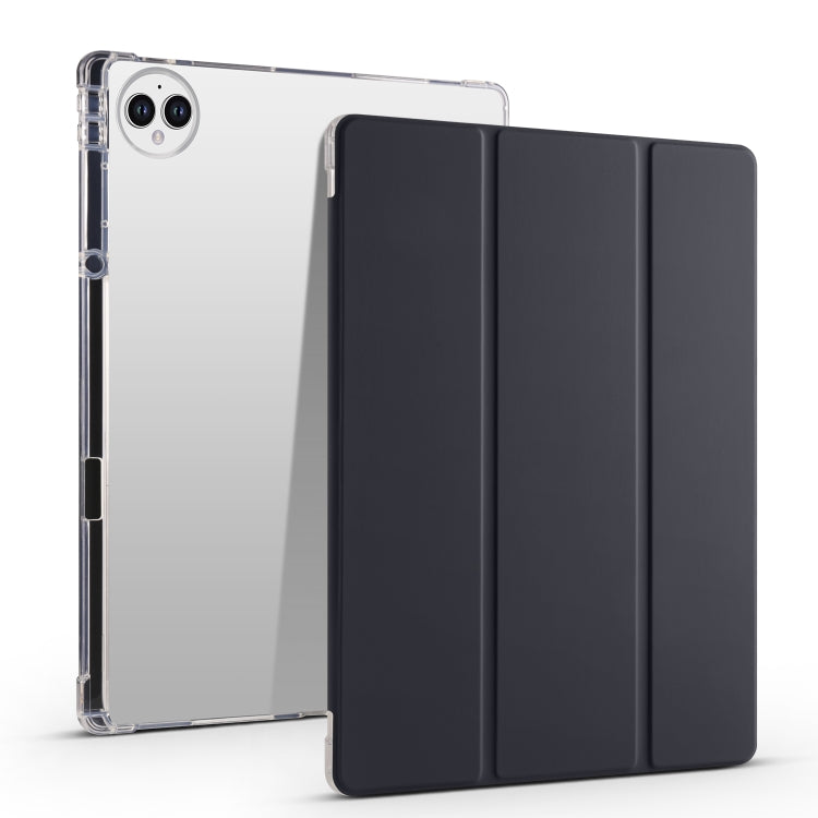 3-folding Transparent TPU Smart Leather Tablet Case, For Huawei MatePad 11.5S, For Huawei MatePad Pro 13.2 2023, For Huawei MatePad 11.5 2023