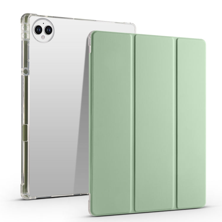 3-folding Transparent TPU Smart Leather Tablet Case, For Huawei MatePad 11.5S, For Huawei MatePad Pro 13.2 2023, For Huawei MatePad 11.5 2023