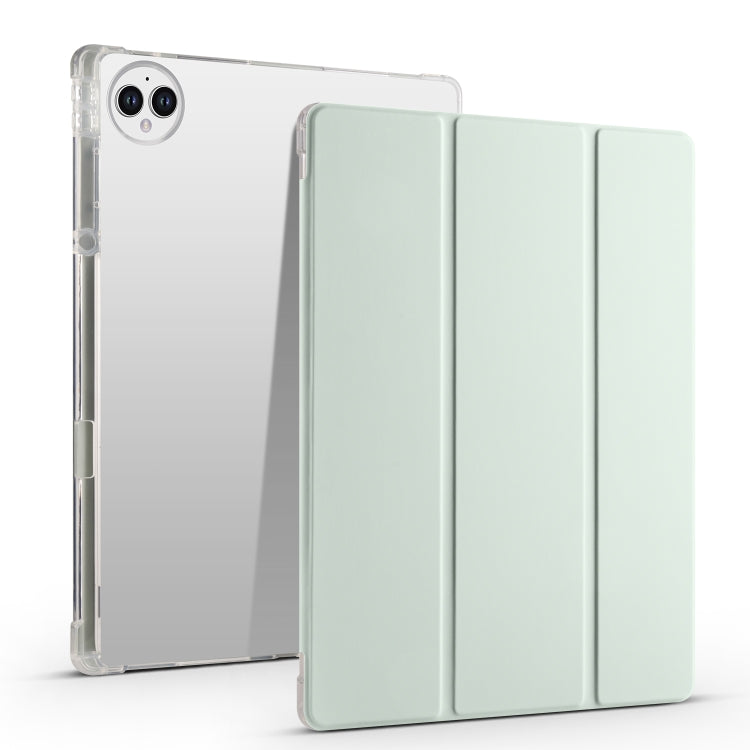 3-folding Transparent TPU Smart Leather Tablet Case, For Huawei MatePad 11.5S, For Huawei MatePad Pro 13.2 2023, For Huawei MatePad 11.5 2023