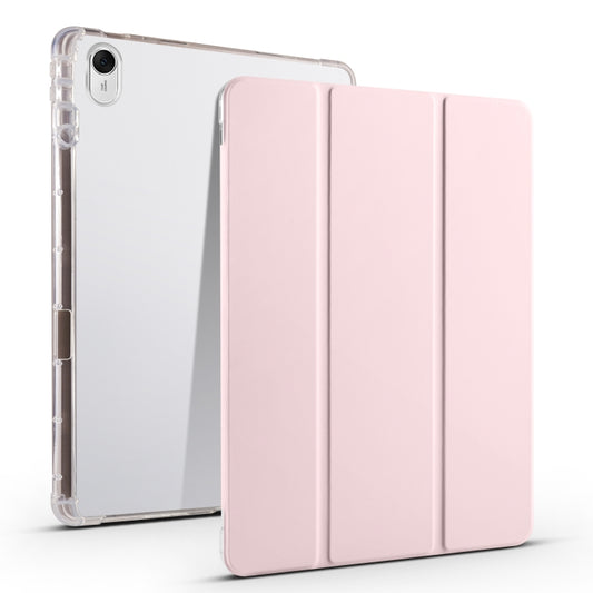 3-folding Transparent TPU Smart Leather Tablet Case, For Huawei MatePad 11.5S, For Huawei MatePad Pro 13.2 2023, For Huawei MatePad 11.5 2023