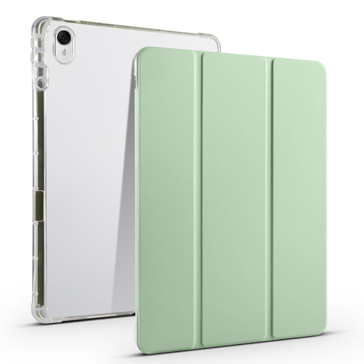 3-folding Transparent TPU Smart Leather Tablet Case, For Huawei MatePad 11.5S, For Huawei MatePad Pro 13.2 2023, For Huawei MatePad 11.5 2023