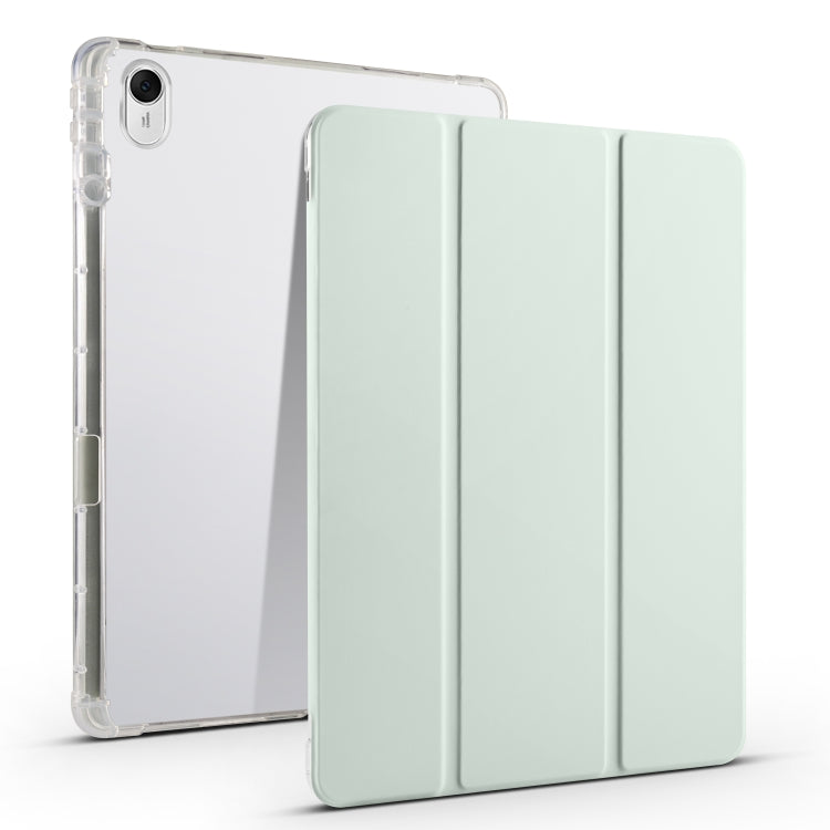 3-folding Transparent TPU Smart Leather Tablet Case, For Huawei MatePad 11.5S, For Huawei MatePad Pro 13.2 2023, For Huawei MatePad 11.5 2023