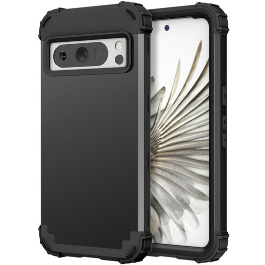 3 in 1 Shockproof PC + Silicone Phone Case, For Google Pixel 8 Pro, For Google Pixel 8