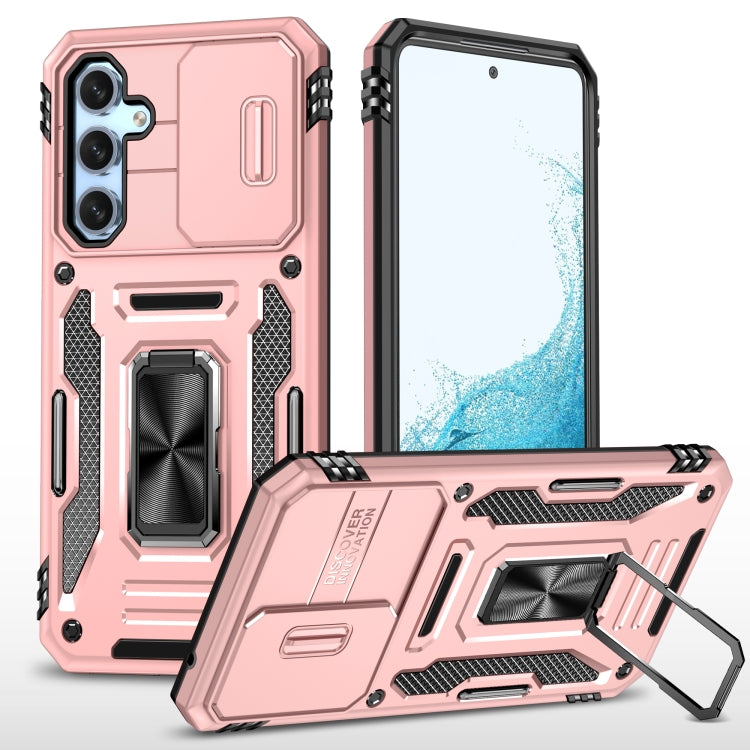 Armor PC + TPU Camera Shield Phone Case, For Samsung Galaxy S24 Ultra 5G, For Samsung Galaxy S23 FE 5G, For Samsung Galaxy A54, For Samsung Galaxy S24+ 5G, For Samsung Galaxy S24 5G, For Samsung Galaxy A15, For Samsung Galaxy A05s