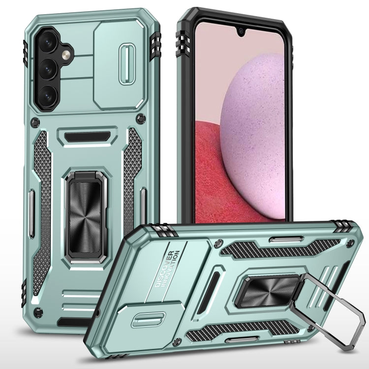 Armor PC + TPU Camera Shield Phone Case, For Samsung Galaxy S24 Ultra 5G, For Samsung Galaxy S23 FE 5G, For Samsung Galaxy A54, For Samsung Galaxy S24+ 5G, For Samsung Galaxy S24 5G, For Samsung Galaxy A15, For Samsung Galaxy A05s