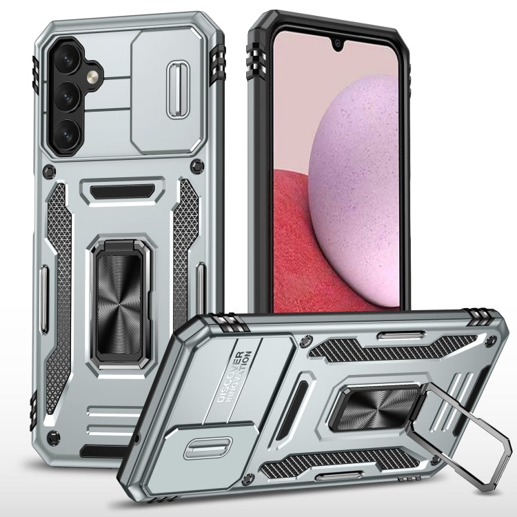 Armor PC + TPU Camera Shield Phone Case, For Samsung Galaxy S24 Ultra 5G, For Samsung Galaxy S23 FE 5G, For Samsung Galaxy A54, For Samsung Galaxy S24+ 5G, For Samsung Galaxy S24 5G, For Samsung Galaxy A15, For Samsung Galaxy A05s