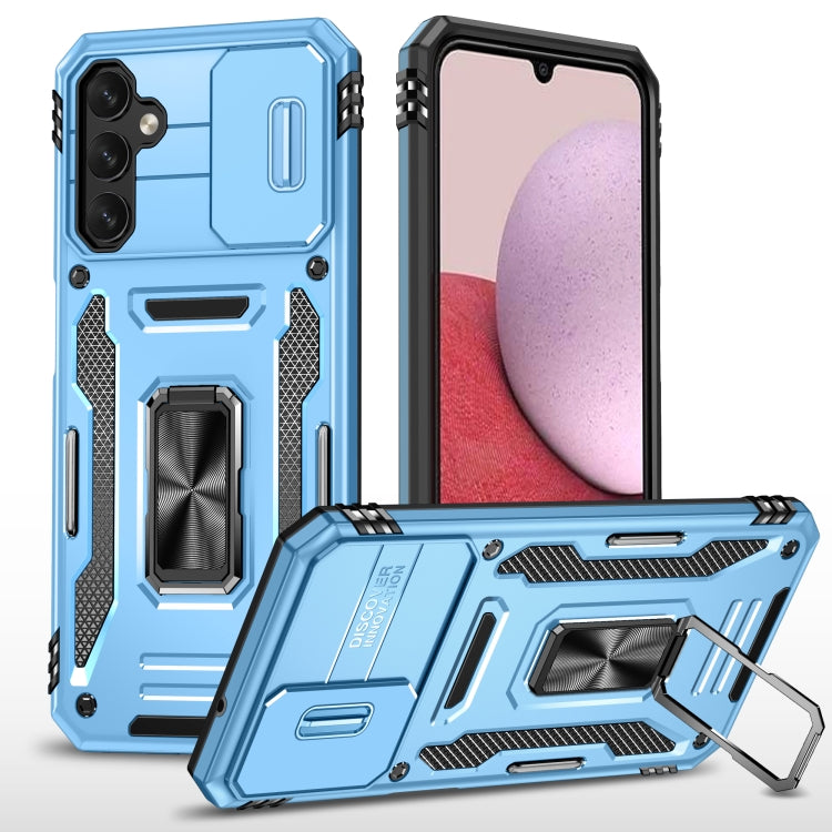 Armor PC + TPU Camera Shield Phone Case, For Samsung Galaxy S24 Ultra 5G, For Samsung Galaxy S23 FE 5G, For Samsung Galaxy A54, For Samsung Galaxy S24+ 5G, For Samsung Galaxy S24 5G, For Samsung Galaxy A15, For Samsung Galaxy A05s