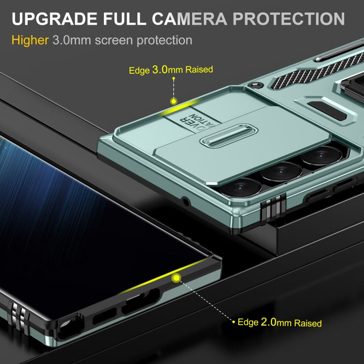 Armor PC + TPU Camera Shield Phone Case, For Samsung Galaxy S24 Ultra 5G, For Samsung Galaxy S23 FE 5G, For Samsung Galaxy A54, For Samsung Galaxy S24+ 5G, For Samsung Galaxy S24 5G, For Samsung Galaxy A15, For Samsung Galaxy A05s
