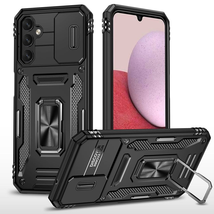 Armor PC + TPU Camera Shield Phone Case, For Samsung Galaxy S24 Ultra 5G, For Samsung Galaxy S23 FE 5G, For Samsung Galaxy A54, For Samsung Galaxy S24+ 5G, For Samsung Galaxy S24 5G, For Samsung Galaxy A15, For Samsung Galaxy A05s