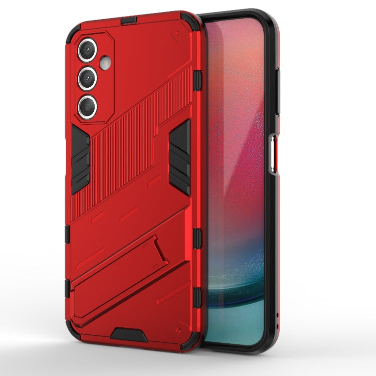 Punk Armor 2 in 1 PC + TPU Shockproof Phone Case with Invisible Holder, For Samsung Galaxy S24 5G, For Samsung Galaxy A15, For Samsung Galaxy A05 4G, For Samsung Galaxy A05s 4G, For Samsung Galaxy A25 5G, For Samsung Galaxy S23 FE 5G