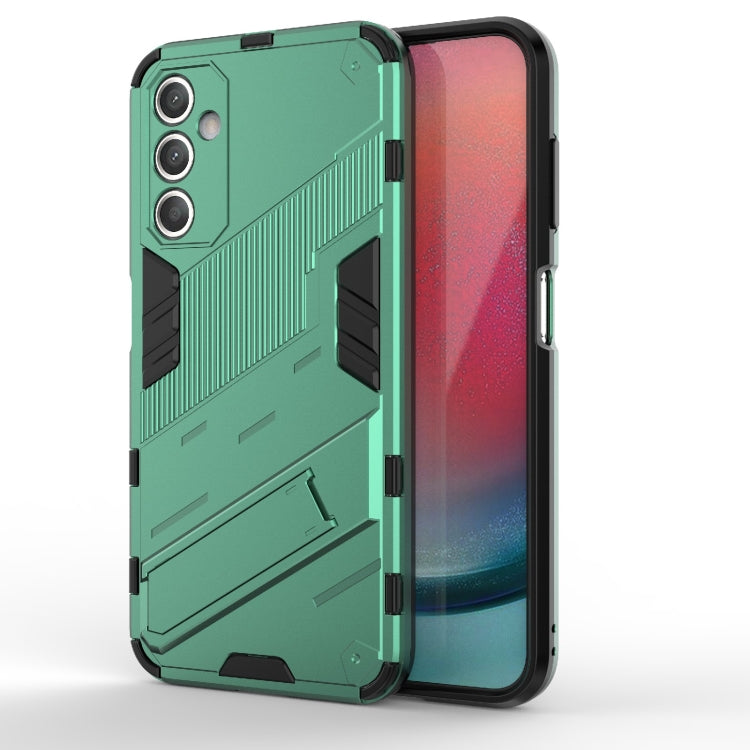 Punk Armor 2 in 1 PC + TPU Shockproof Phone Case with Invisible Holder, For Samsung Galaxy S24 5G, For Samsung Galaxy A15, For Samsung Galaxy A05 4G, For Samsung Galaxy A05s 4G, For Samsung Galaxy A25 5G, For Samsung Galaxy S23 FE 5G
