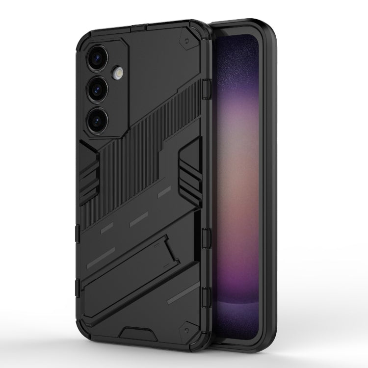 Punk Armor 2 in 1 PC + TPU Shockproof Phone Case with Invisible Holder, For Samsung Galaxy S24 5G, For Samsung Galaxy A15, For Samsung Galaxy A05 4G, For Samsung Galaxy A05s 4G, For Samsung Galaxy A25 5G, For Samsung Galaxy S23 FE 5G