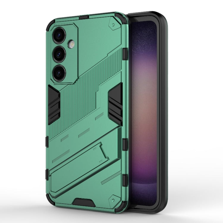 Punk Armor 2 in 1 PC + TPU Shockproof Phone Case with Invisible Holder, For Samsung Galaxy S24 5G, For Samsung Galaxy A15, For Samsung Galaxy A05 4G, For Samsung Galaxy A05s 4G, For Samsung Galaxy A25 5G, For Samsung Galaxy S23 FE 5G