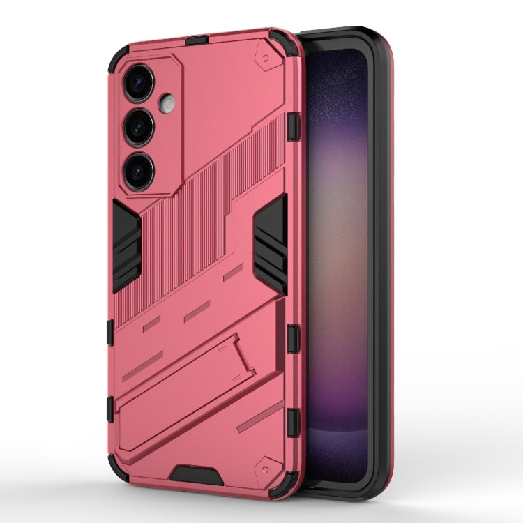 Punk Armor 2 in 1 PC + TPU Shockproof Phone Case with Invisible Holder, For Samsung Galaxy S24 5G, For Samsung Galaxy A15, For Samsung Galaxy A05 4G, For Samsung Galaxy A05s 4G, For Samsung Galaxy A25 5G, For Samsung Galaxy S23 FE 5G