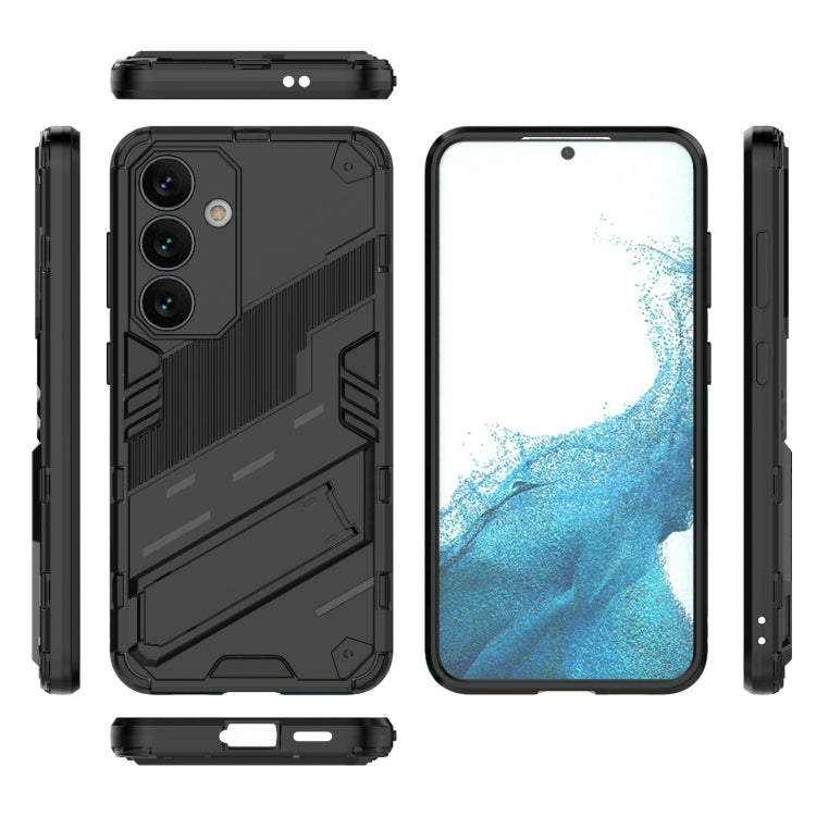 Punk Armor 2 in 1 PC + TPU Shockproof Phone Case with Invisible Holder, For Samsung Galaxy S24 5G, For Samsung Galaxy A15, For Samsung Galaxy A05 4G, For Samsung Galaxy A05s 4G, For Samsung Galaxy A25 5G, For Samsung Galaxy S23 FE 5G