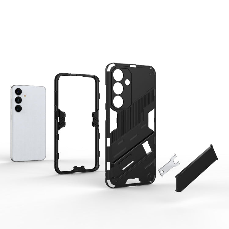 Punk Armor 2 in 1 PC + TPU Shockproof Phone Case with Invisible Holder, For Samsung Galaxy S24 5G, For Samsung Galaxy A15, For Samsung Galaxy A05 4G, For Samsung Galaxy A05s 4G, For Samsung Galaxy A25 5G, For Samsung Galaxy S23 FE 5G
