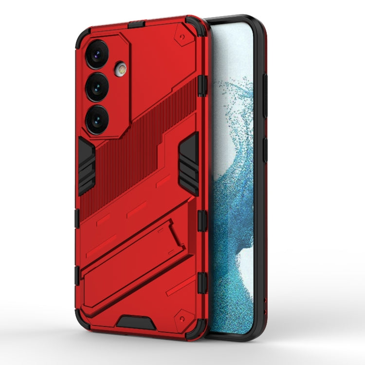Punk Armor 2 in 1 PC + TPU Shockproof Phone Case with Invisible Holder, For Samsung Galaxy S24 5G, For Samsung Galaxy A15, For Samsung Galaxy A05 4G, For Samsung Galaxy A05s 4G, For Samsung Galaxy A25 5G, For Samsung Galaxy S23 FE 5G