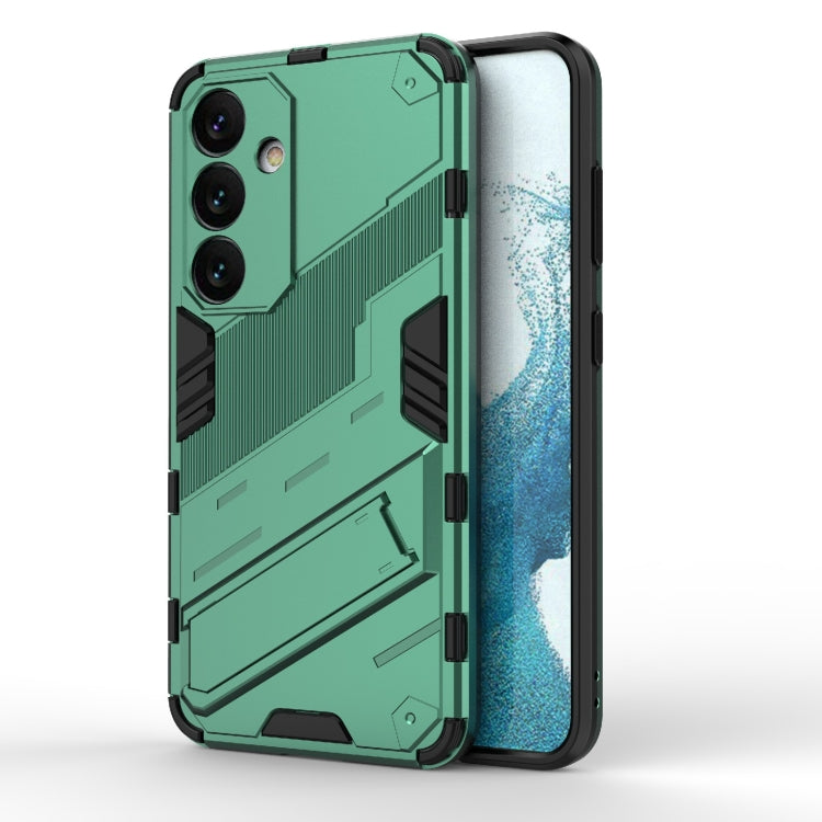 Punk Armor 2 in 1 PC + TPU Shockproof Phone Case with Invisible Holder, For Samsung Galaxy S24 5G, For Samsung Galaxy A15, For Samsung Galaxy A05 4G, For Samsung Galaxy A05s 4G, For Samsung Galaxy A25 5G, For Samsung Galaxy S23 FE 5G