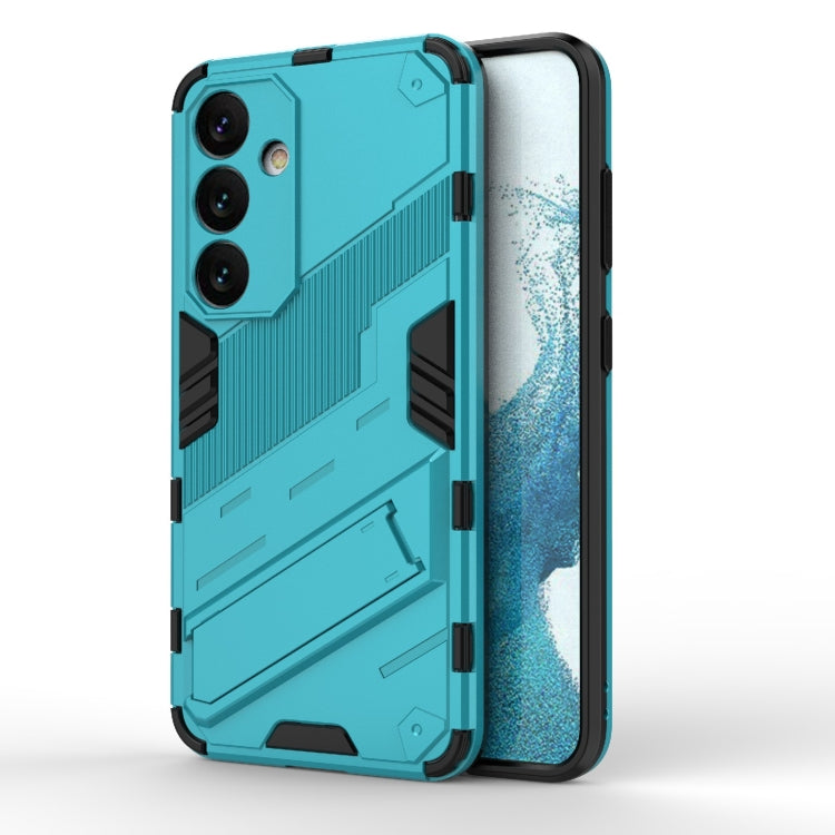 Punk Armor 2 in 1 PC + TPU Shockproof Phone Case with Invisible Holder, For Samsung Galaxy S24 5G, For Samsung Galaxy A15, For Samsung Galaxy A05 4G, For Samsung Galaxy A05s 4G, For Samsung Galaxy A25 5G, For Samsung Galaxy S23 FE 5G