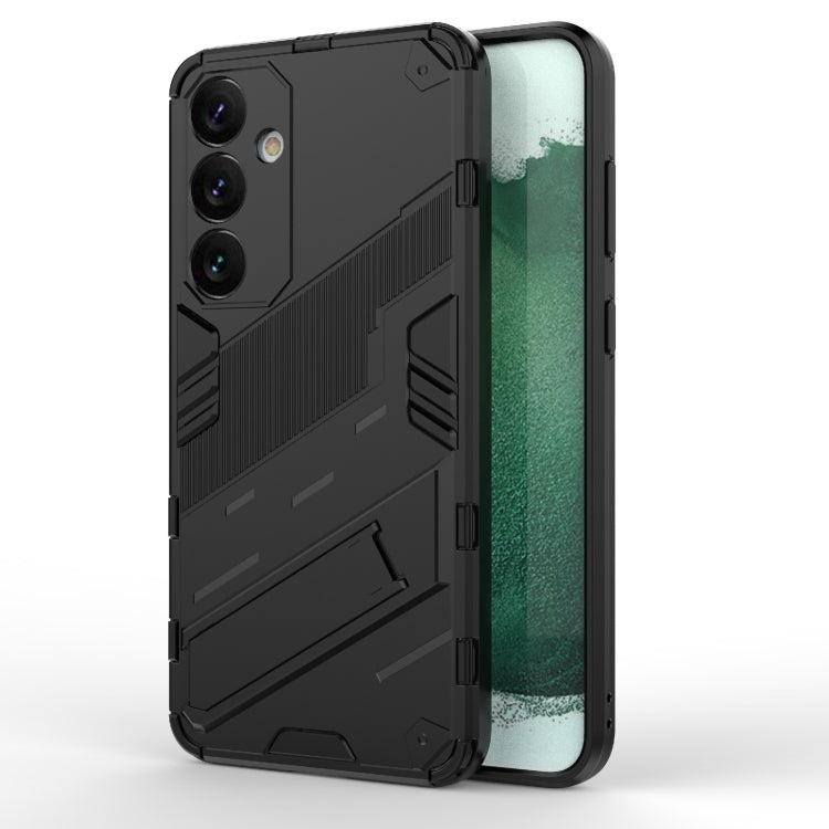 Punk Armor 2 in 1 PC + TPU Shockproof Phone Case with Invisible Holder, For Samsung Galaxy M55 5G, For Samsung Galaxy M15 5G Global, For Samsung Galaxy A55 5G, For Samsung Galaxy A35 5G, For Samsung Galaxy S24 Ultra 5G, For Samsung Galaxy S24+ 5G