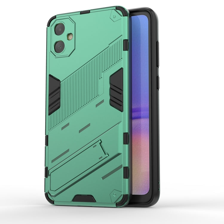 Punk Armor 2 in 1 PC + TPU Shockproof Phone Case with Invisible Holder, For Samsung Galaxy S24 5G, For Samsung Galaxy A15, For Samsung Galaxy A05 4G, For Samsung Galaxy A05s 4G, For Samsung Galaxy A25 5G, For Samsung Galaxy S23 FE 5G