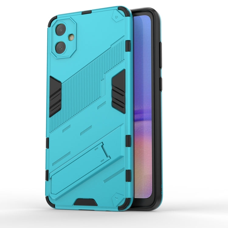 Punk Armor 2 in 1 PC + TPU Shockproof Phone Case with Invisible Holder, For Samsung Galaxy S24 5G, For Samsung Galaxy A15, For Samsung Galaxy A05 4G, For Samsung Galaxy A05s 4G, For Samsung Galaxy A25 5G, For Samsung Galaxy S23 FE 5G