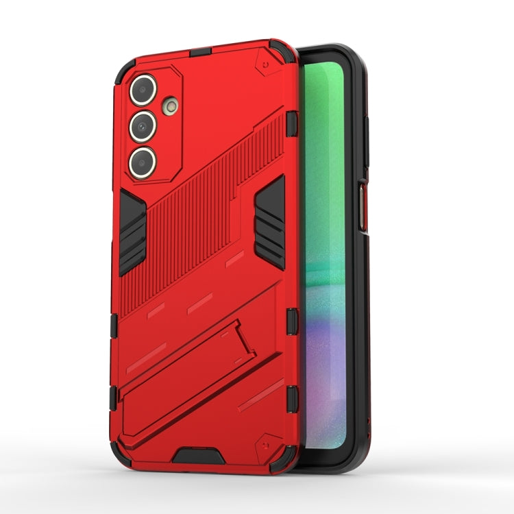 Punk Armor 2 in 1 PC + TPU Shockproof Phone Case with Invisible Holder, For Samsung Galaxy S24 5G, For Samsung Galaxy A15, For Samsung Galaxy A05 4G, For Samsung Galaxy A05s 4G, For Samsung Galaxy A25 5G, For Samsung Galaxy S23 FE 5G