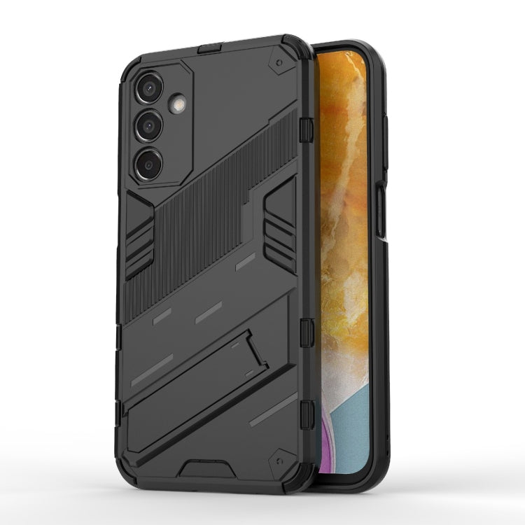 Punk Armor 2 in 1 PC + TPU Shockproof Phone Case with Invisible Holder, For Samsung Galaxy M55 5G, For Samsung Galaxy M15 5G Global, For Samsung Galaxy A55 5G, For Samsung Galaxy A35 5G, For Samsung Galaxy S24 Ultra 5G, For Samsung Galaxy S24+ 5G