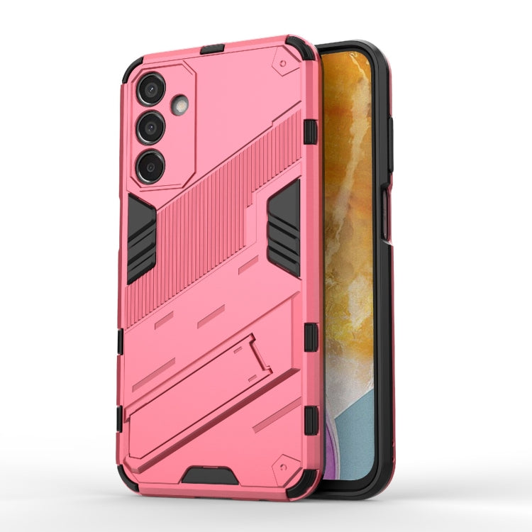 Punk Armor 2 in 1 PC + TPU Shockproof Phone Case with Invisible Holder, For Samsung Galaxy M55 5G, For Samsung Galaxy M15 5G Global, For Samsung Galaxy A55 5G, For Samsung Galaxy A35 5G, For Samsung Galaxy S24 Ultra 5G, For Samsung Galaxy S24+ 5G