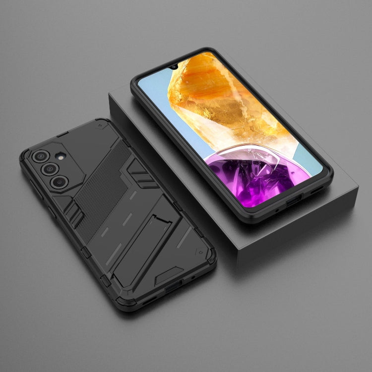 Punk Armor 2 in 1 PC + TPU Shockproof Phone Case with Invisible Holder, For Samsung Galaxy M55 5G, For Samsung Galaxy M15 5G Global, For Samsung Galaxy A55 5G, For Samsung Galaxy A35 5G, For Samsung Galaxy S24 Ultra 5G, For Samsung Galaxy S24+ 5G