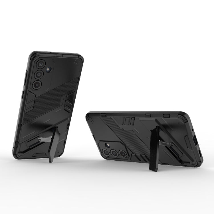 Punk Armor 2 in 1 PC + TPU Shockproof Phone Case with Invisible Holder, For Samsung Galaxy M55 5G, For Samsung Galaxy M15 5G Global, For Samsung Galaxy A55 5G, For Samsung Galaxy A35 5G, For Samsung Galaxy S24 Ultra 5G, For Samsung Galaxy S24+ 5G