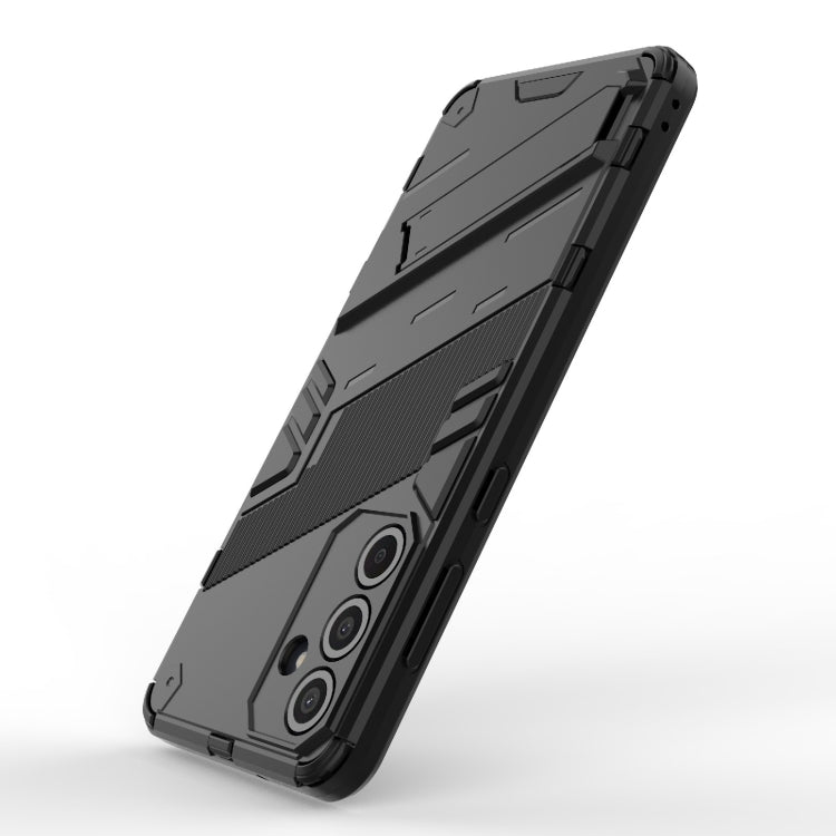 Punk Armor 2 in 1 PC + TPU Shockproof Phone Case with Invisible Holder, For Samsung Galaxy M55 5G, For Samsung Galaxy M15 5G Global, For Samsung Galaxy A55 5G, For Samsung Galaxy A35 5G, For Samsung Galaxy S24 Ultra 5G, For Samsung Galaxy S24+ 5G