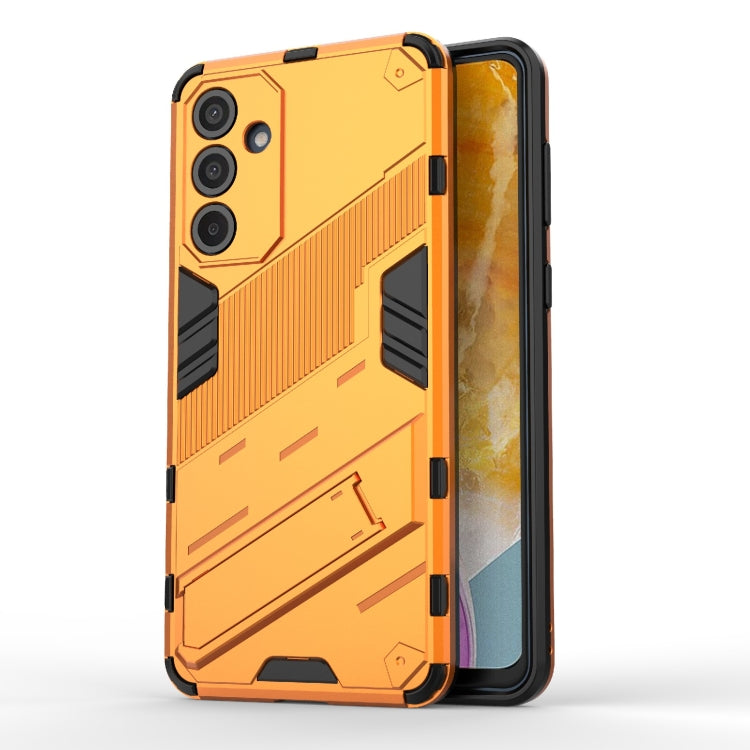 Punk Armor 2 in 1 PC + TPU Shockproof Phone Case with Invisible Holder, For Samsung Galaxy M55 5G, For Samsung Galaxy M15 5G Global, For Samsung Galaxy A55 5G, For Samsung Galaxy A35 5G, For Samsung Galaxy S24 Ultra 5G, For Samsung Galaxy S24+ 5G