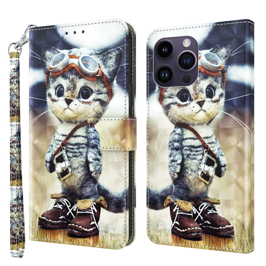 3D Painted Leather Phone Case, For iPhone 15 Pro Max, For iPhone 15 Pro, For iPhone 15 Plus, For iPhone 15