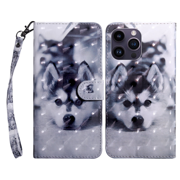3D Painted Leather Phone Case, For iPhone 15 Pro Max, For iPhone 15 Pro, For iPhone 15 Plus, For iPhone 15