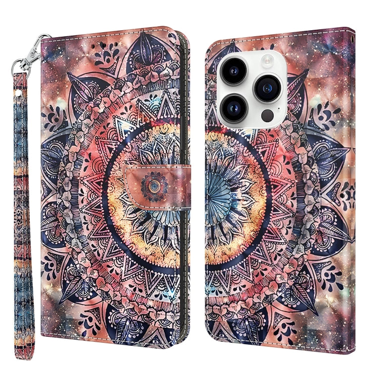 3D Painted Leather Phone Case, For iPhone 15 Pro Max, For iPhone 15 Pro, For iPhone 15 Plus, For iPhone 15