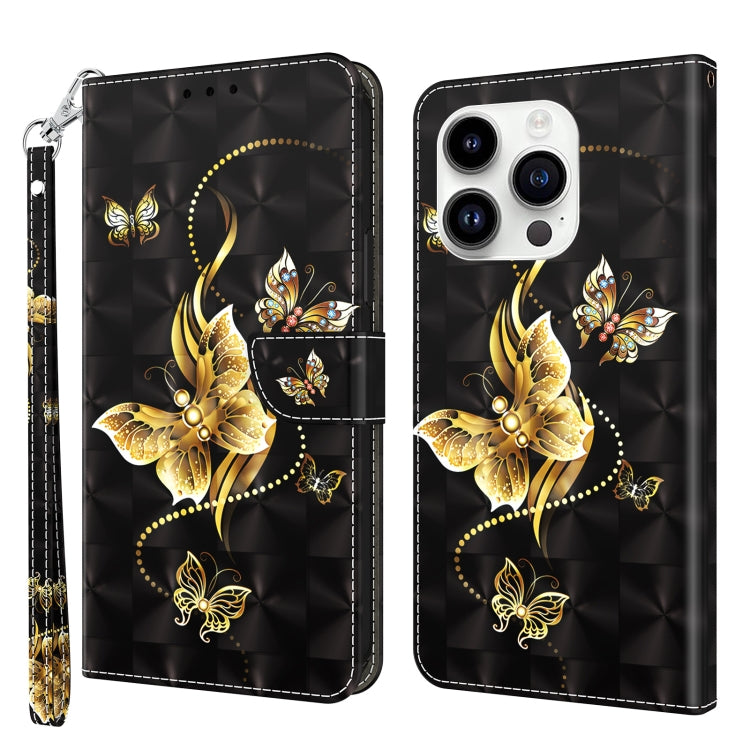 3D Painted Leather Phone Case, For iPhone 15 Pro Max, For iPhone 15 Pro, For iPhone 15 Plus, For iPhone 15
