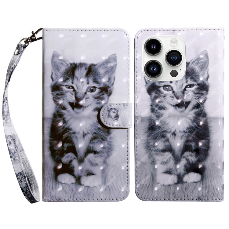 3D Painted Leather Phone Case, For iPhone 15 Pro Max, For iPhone 15 Pro, For iPhone 15 Plus, For iPhone 15