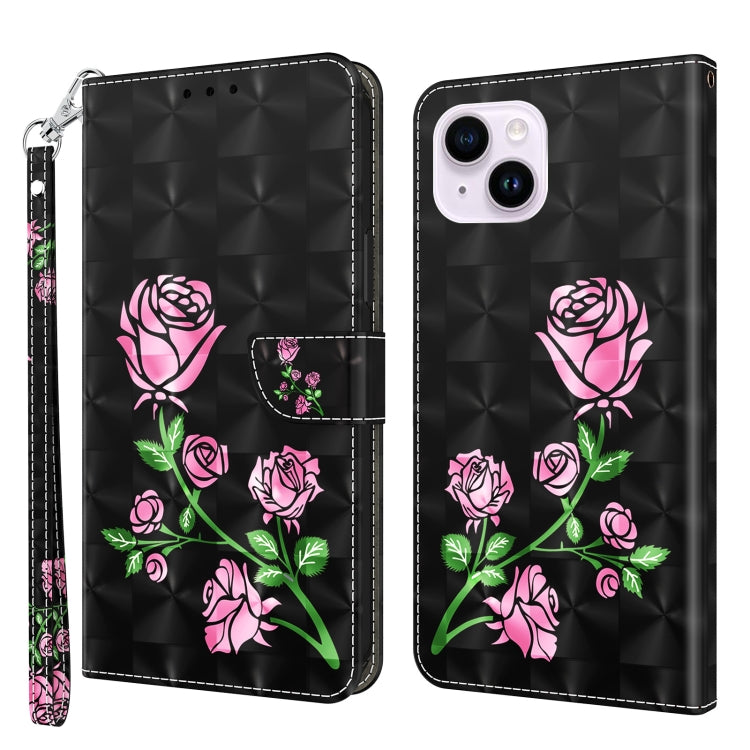 3D Painted Leather Phone Case, For iPhone 15 Pro Max, For iPhone 15 Pro, For iPhone 15 Plus, For iPhone 15