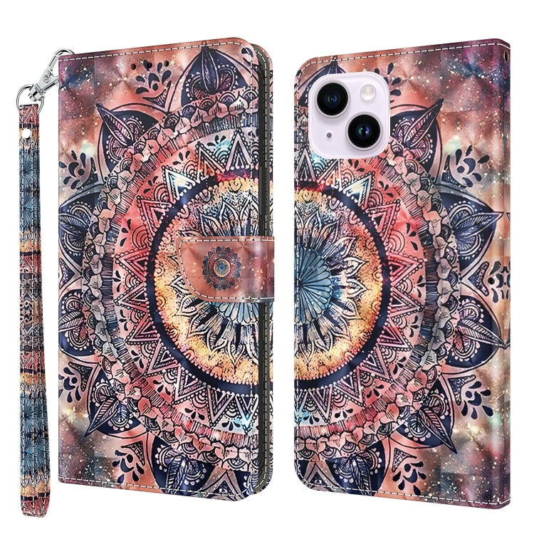 3D Painted Leather Phone Case, For iPhone 15 Pro Max, For iPhone 15 Pro, For iPhone 15 Plus, For iPhone 15