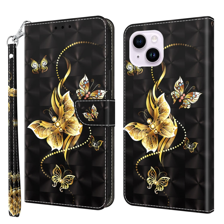 3D Painted Leather Phone Case, For iPhone 15 Pro Max, For iPhone 15 Pro, For iPhone 15 Plus, For iPhone 15