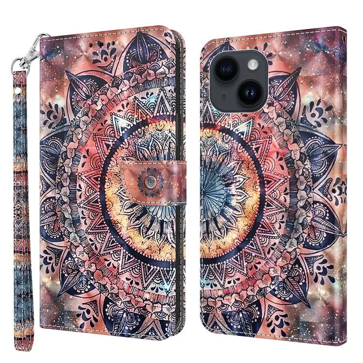 3D Painted Leather Phone Case, For iPhone 15 Pro Max, For iPhone 15 Pro, For iPhone 15 Plus, For iPhone 15