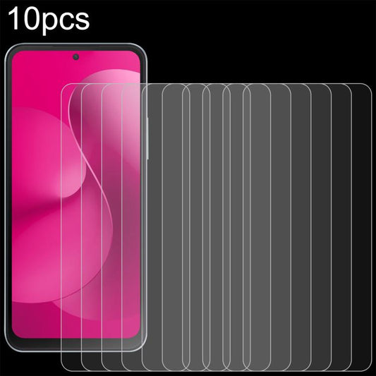 10pcs 0.26mm 9H 2.5D Tempered Glass Film, For T-Mobile REVVL 8 Pro 5G, For T-Mobile REVVL 8 5G, For T-Mobile Revvl 7 Pro 5G, For T-Mobile Revvl 7 5G, For T-Mobile T Phone 2 5G, For T-Mobile T Phone 2 Pro 5G, For T-Mobile REVVL 6x pro                   ...
