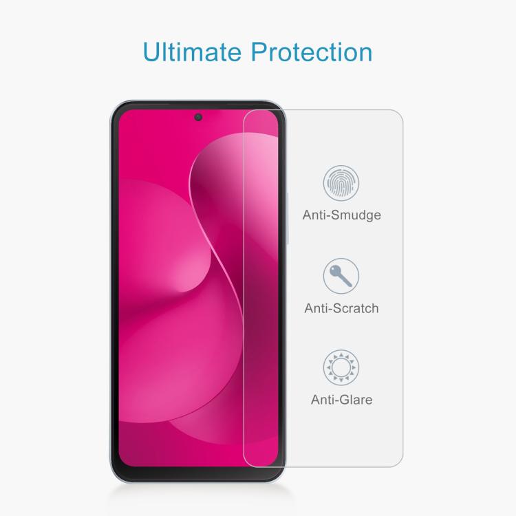 10pcs 0.26mm 9H 2.5D Tempered Glass Film, For T-Mobile REVVL 8 Pro 5G, For T-Mobile REVVL 8 5G, For T-Mobile Revvl 7 Pro 5G, For T-Mobile Revvl 7 5G, For T-Mobile T Phone 2 5G, For T-Mobile T Phone 2 Pro 5G, For T-Mobile REVVL 6x pro                   ...