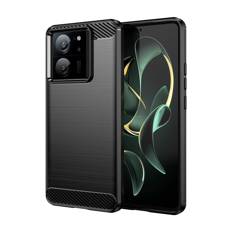Brushed Texture Carbon Fiber TPU Phone Case, For Xiaomi Poco X6 Neo, For Xiaomi Redmi 13C 5G, For Xiaomi Redmi K70E, For Xiaomi Poco X6 Pro 5G, For Xiaomi Poco C65, For Xiaomi 14 Pro, For Xiaomi 14, For Xiaomi Redmi Note 13 5G                          ...