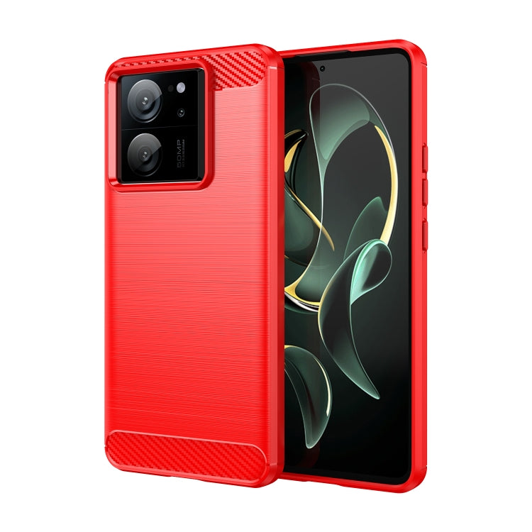 Brushed Texture Carbon Fiber TPU Phone Case, For Xiaomi Poco X6 Neo, For Xiaomi Redmi 13C 5G, For Xiaomi Redmi K70E, For Xiaomi Poco X6 Pro 5G, For Xiaomi Poco C65, For Xiaomi 14 Pro, For Xiaomi 14, For Xiaomi Redmi Note 13 5G                          ...